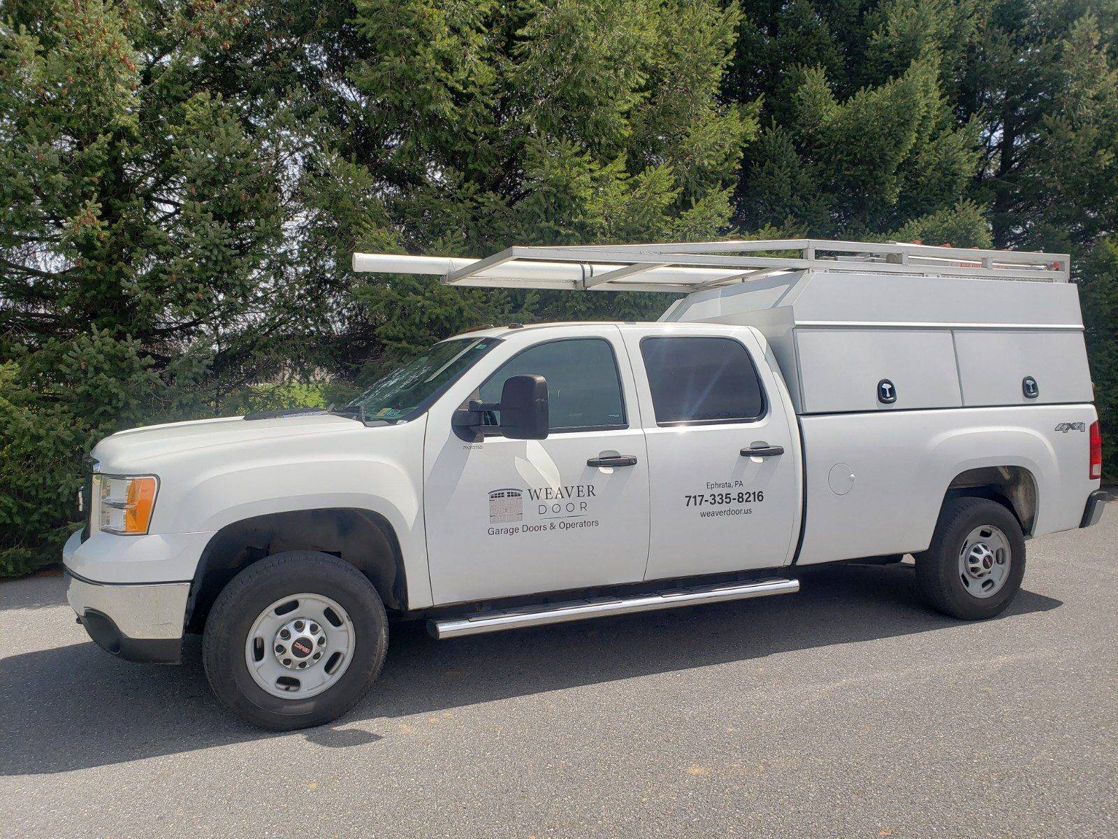 Weaver door service truck