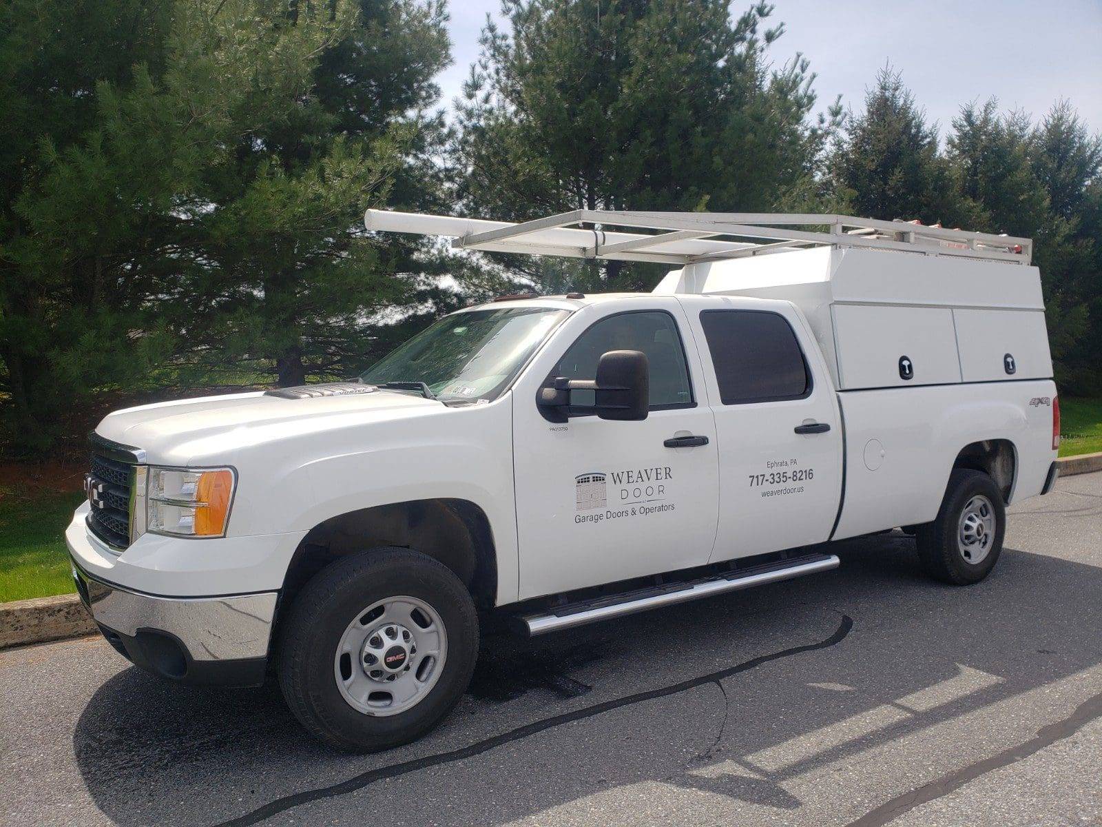 weaver door service truck front