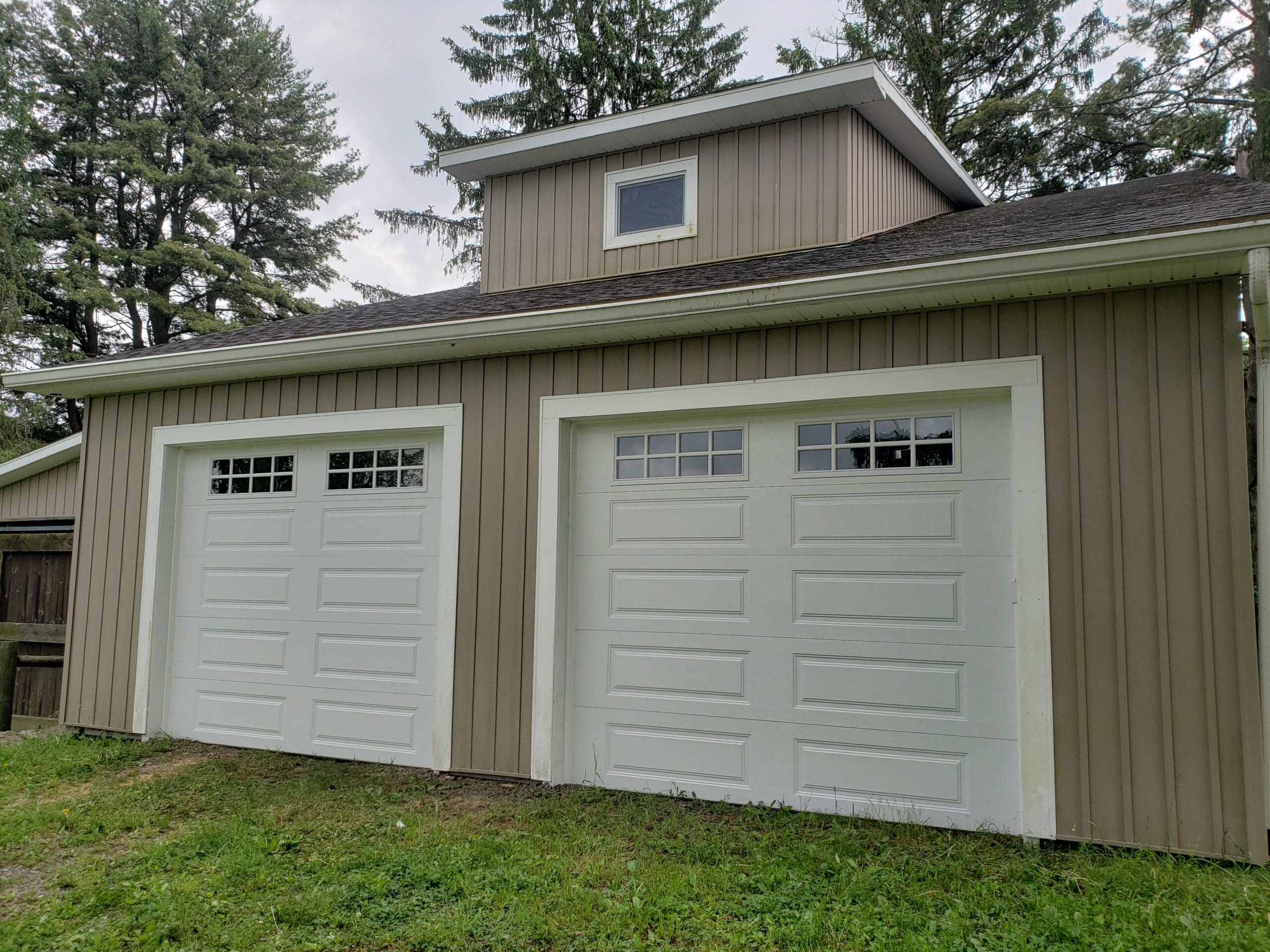 Double garage door upgrade