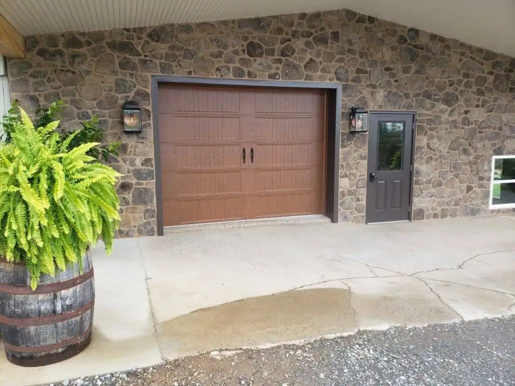 Garage door instillation